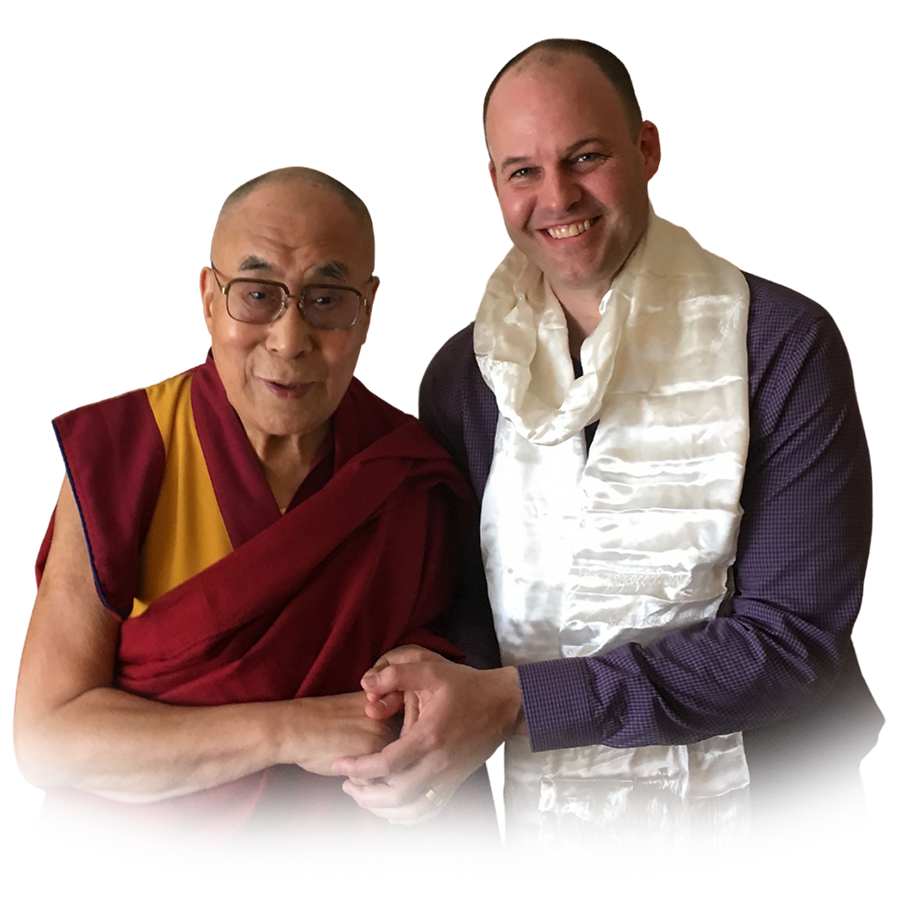 14th Dalai Lama and Author Cortland Dahal Phd-900